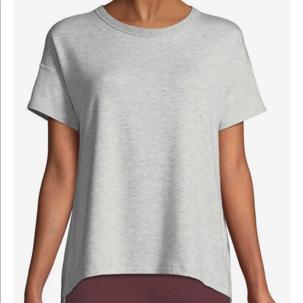 NEW • Rag & Bone • Kat Split Back Tee Gray Medium - Picture 2 of 7